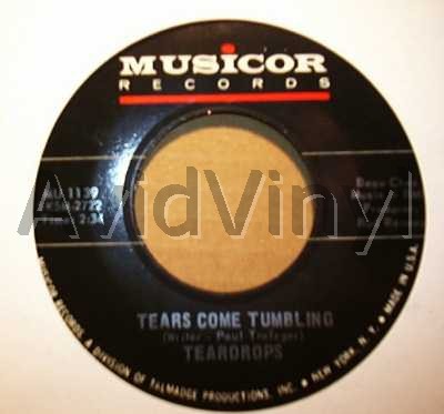 TEARDROPS TEARS COME TUMBLING / YOU WON'T BE THERE