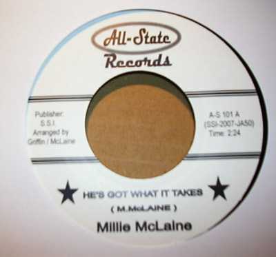 MILLIE MCLAINE HE'S GOT WHAT IT TAKES / STUDIO TAKE