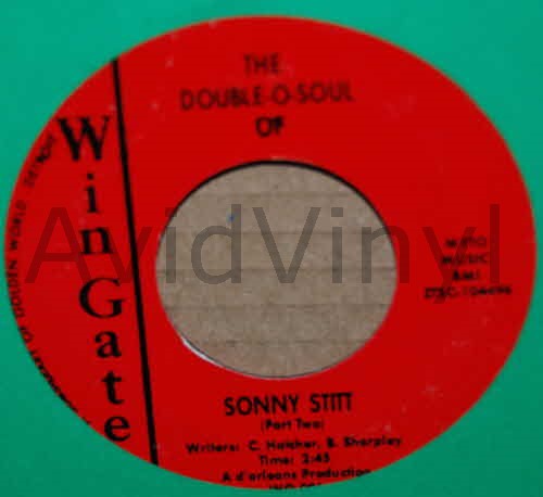 SONNY STITT — THE DOUBLE O SOUL OF / PT2 record label scan
