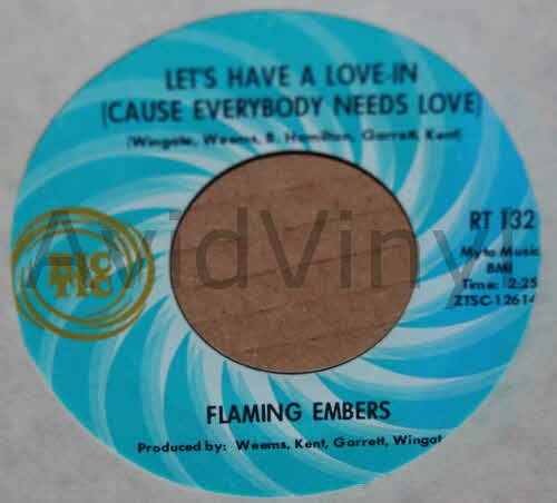 FLAMING EMBERS LET'S HAVE A LOVE IN / HEY MAMA