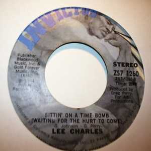 LEE CHARLES — SITTING ON A TIME BOMB / GET YOUR HOUSE IN ORDER record label scan
