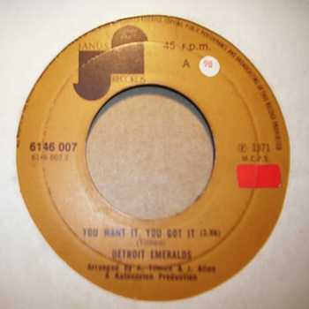 DETROIT EMERALDS YOU WANT IT, YOU GOT IT / TILL YOU DECIDE TO COME HOME