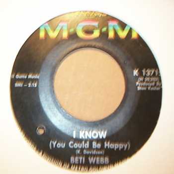 BETI WEBB I KNOW / I HAVE I HAVE