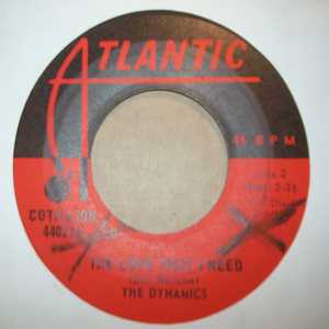 DYNAMICS — THE LOVE THAT I NEED / ICE CREAM SONG record label scan