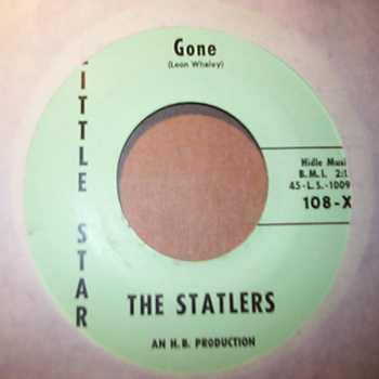 STATLERS — GONE / VICKI record label scan