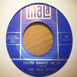 VAN DYKES — YOU'RE SHAKIN' ME UP / YOU NEED CONFIDENCE record label scan