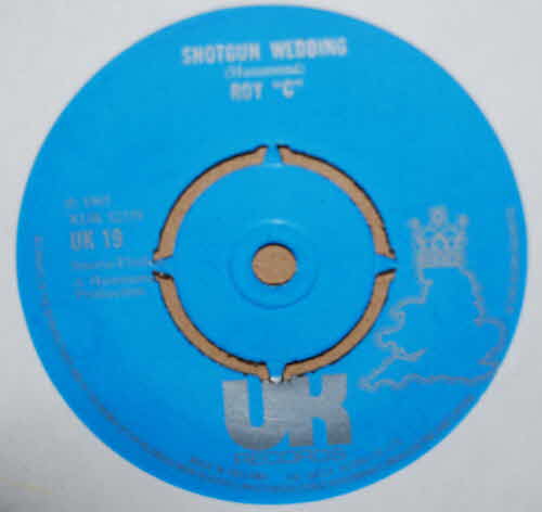 ROY C — SHOTGUN WEDDING / I'M GONNA MAKE IT record label scan