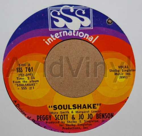PEGGY SCOTT AND JO JO BENSON SOULSHAKE / WE WERE MADE FOR EACH OTHER