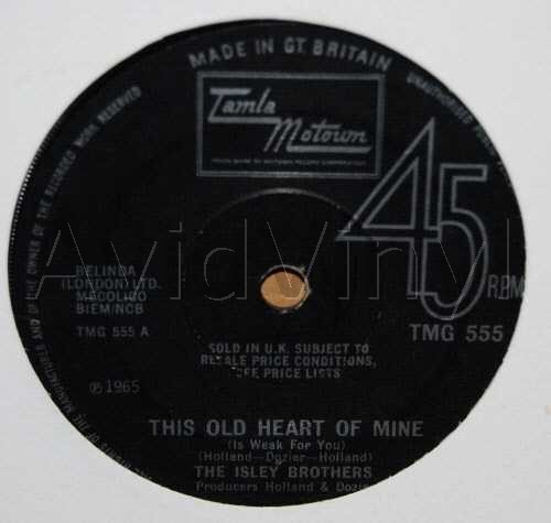 ISLEY BROTHERS THIS OLD HEART OF MINE / THERE'S NO LOVE LEFT