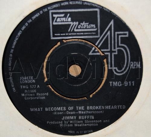 JIMMY RUFFIN WHAT BECOMES OF THE BROKENHEARTED  / DON'T YOU MISS ME A LITTLE BIT BABY