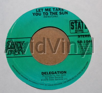 Let Me Take You To The Sun Oh Honey By Delegation 7inch X 1 With Avidvinyl Ref 3087552736 cd and lp