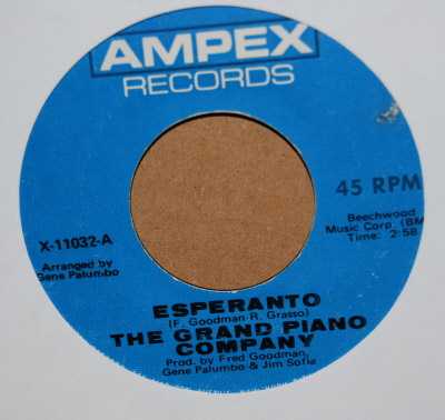 GRAND PIANO COMPANY — ESPERANTO / SAME record label scan