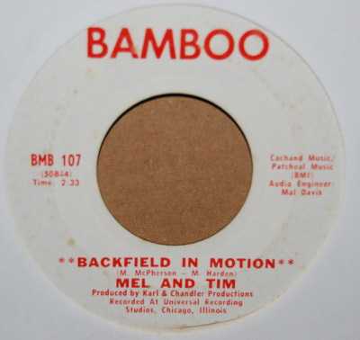 MEL AND TIM BACKFIELD IN MOTION / DO RIGHT BABY