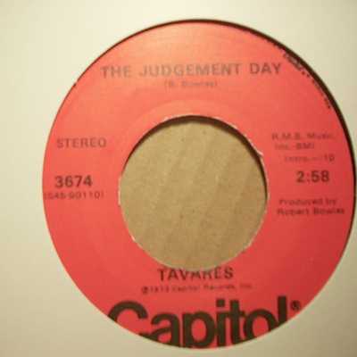TAVARES — JUDGEMENT DAY / CHECK IT OUT record label scan