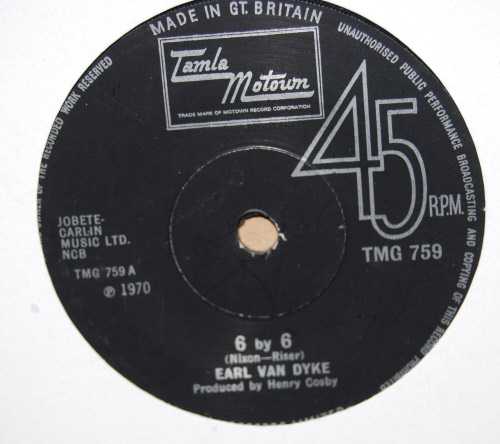 EARL VAN DYKE 6 BY 6 / ALL FOR YOU