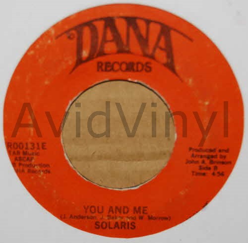 SOLARIS YOU AND ME / A CASE OF BOOGIE