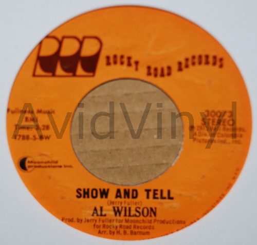 AL WILSON SHOW AND TELL / LISTEN TO ME