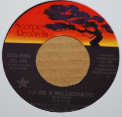 DAVID CRAWFORD I'D BE A MILLIONAIRE / MILLIONAIRE THEME