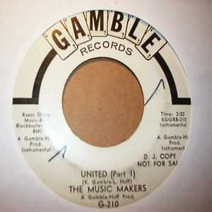 MUISC MAKERS — UNITED / PT2 record label scan