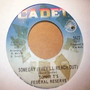 TOMMY T'S FEDERAL RESERVE — SOMEDAY / LET'S GO DOWN THE PARK record label scan