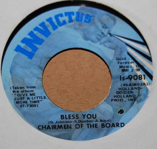 CHAIRMEN OF THE BOARD BLESS YOU / PAY TO THE PIPER