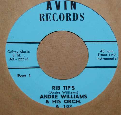 ANDRE WILLIAMS AND HIS ORCHESTRA RIB TIP'S / PART TWO