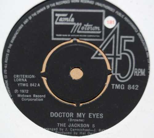 JACKSON 5 DOCTOR MY EYES / MY LITTLE BABY