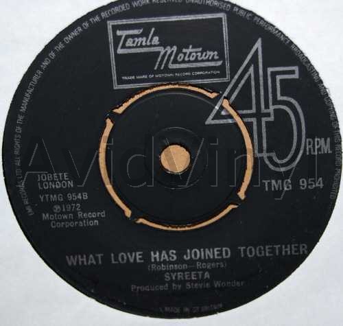 SYREETA WHAT LOVE HAS JOINED TOGETHER / HARMOUR LOVE