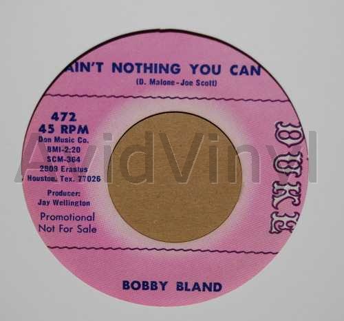 BOBBY BLAND AIN'T NOTHING YOU CAN DO / DO WHAT YOU SET OUT TO DO