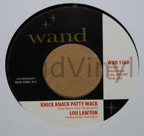 LOU LAWTON / STEMMONS EXPRESS KNICK KNACK PATTY WACK / WOMAN, LOVE THIEF