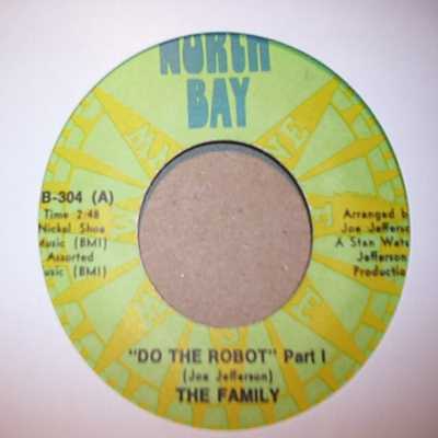 THE FAMILY — DO THE ROBOT / PT2 record label scan