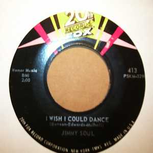 JIMMY SOUL — RESPECTABLE / I WISH I COULD DANCE record label scan