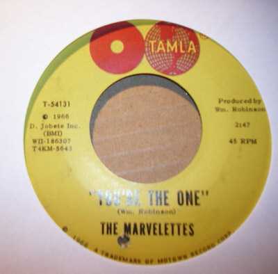 MARVELETTES YOU'RE THE ONE / PAPER BOY