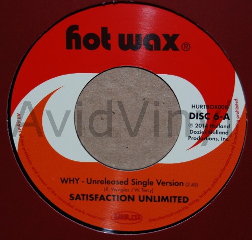 SATISFACTION UNLIMITED / THE JONES GIRLS WHY / DON'T BE SORRY BE CAREFUL