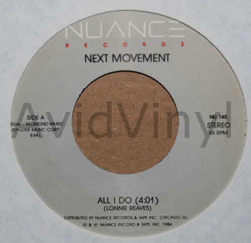 NEXT MOVEMENT ALL I DO / LONG VERSION