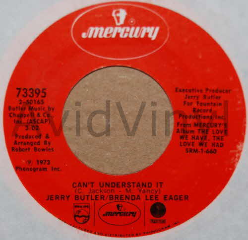 JERRY BUTLER AND BRENDA LEE EAGER CAN'T UNDERSTAND IT / HOW LONG WILL IT LAST