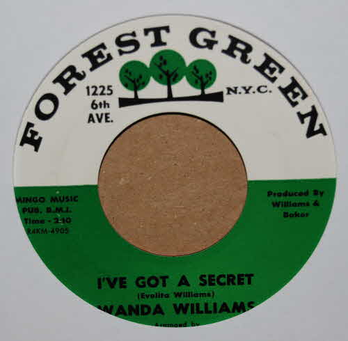 WANDA WILLIAMS I'VE GOT A SECRET / IT'S ALL OVER