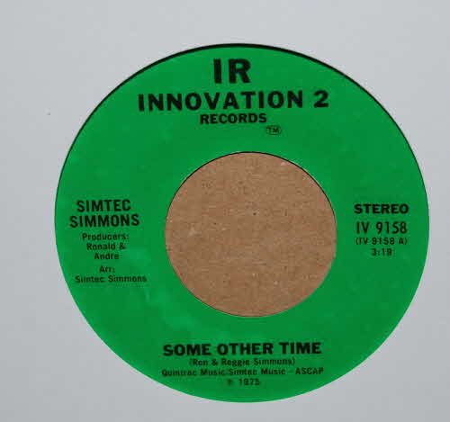 SIMTEC SIMMONS SOME OTHER TIME / CLASSIFIED CRAZY MAN