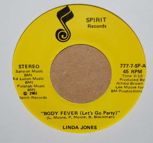LINDA JONES BODY FEVER / INSTRUMENTAL