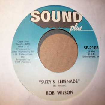 BOB WILSON — SUZY'S SERENADE / AFTER HOURS record label scan