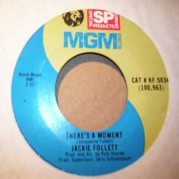 JACKIE FOLLETT IN A MOMENT / THAT’S' A GOOD ENOUGH REASON