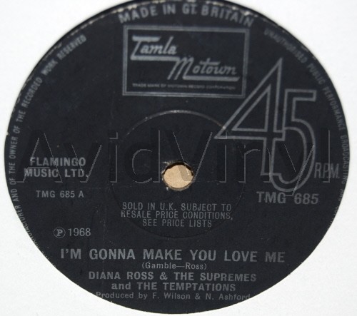 DIANA ROSS, SUPREMES AND THE TEMPTATIONS I'M GONNA MAKE YOU LOVE ME / A PLACE IN THE SUN