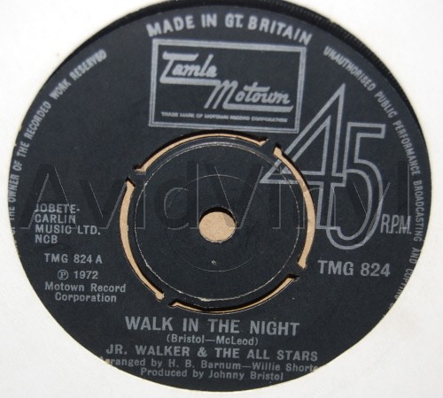 JR. WALKER AND THE ALL STARS WALK IN THE NIGHT / RIGHT ON BROTHERS AND SISTERS / GOTTA HOLD ON TO THIS FEELING