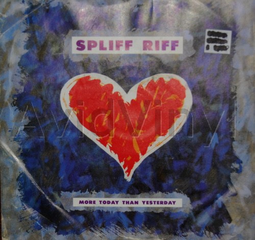 SPLIFF RIFF — MORE TODAY THAN TOMMOROW / YOU SHOOK UP MY WORLD record label scan