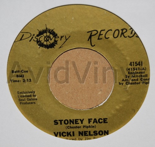 VICKI NELSON / STAR FIRES STONEY FACE / STONEY FACE