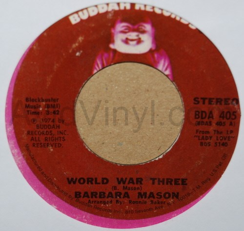 BARBARA MASON WORLD WAR THREE / I MISS YOU GORDON