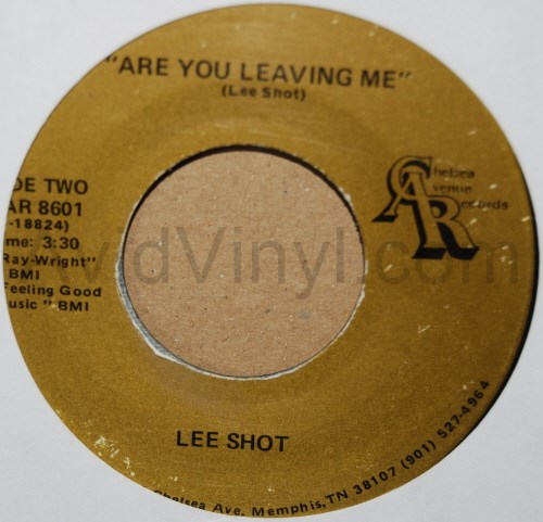 LEE SHOT — ARE YOU LEAVING ME / DROP YOUR LAUNDRY record label scan