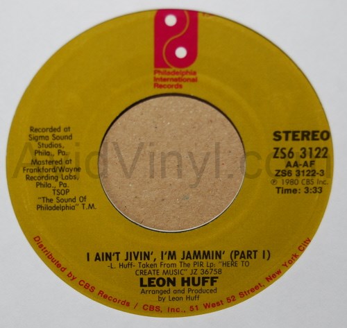 LEON HUFF I AIN'T JIVIN / PT2