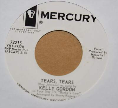 KELLY GORDON TEARS TEARS / LET ME TELL YA JACK