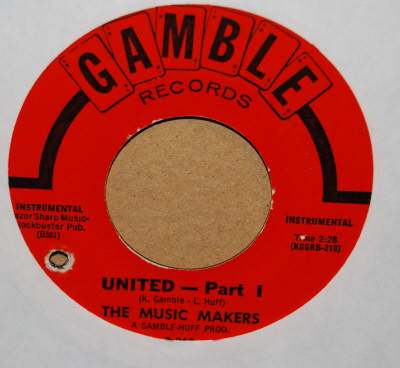 MUSIC MAKERS — UNITED / PT2 record label scan